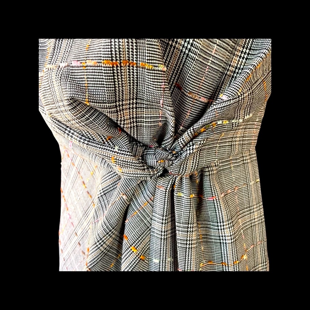 Anthropologie Maeve Plaid Tweed Dress